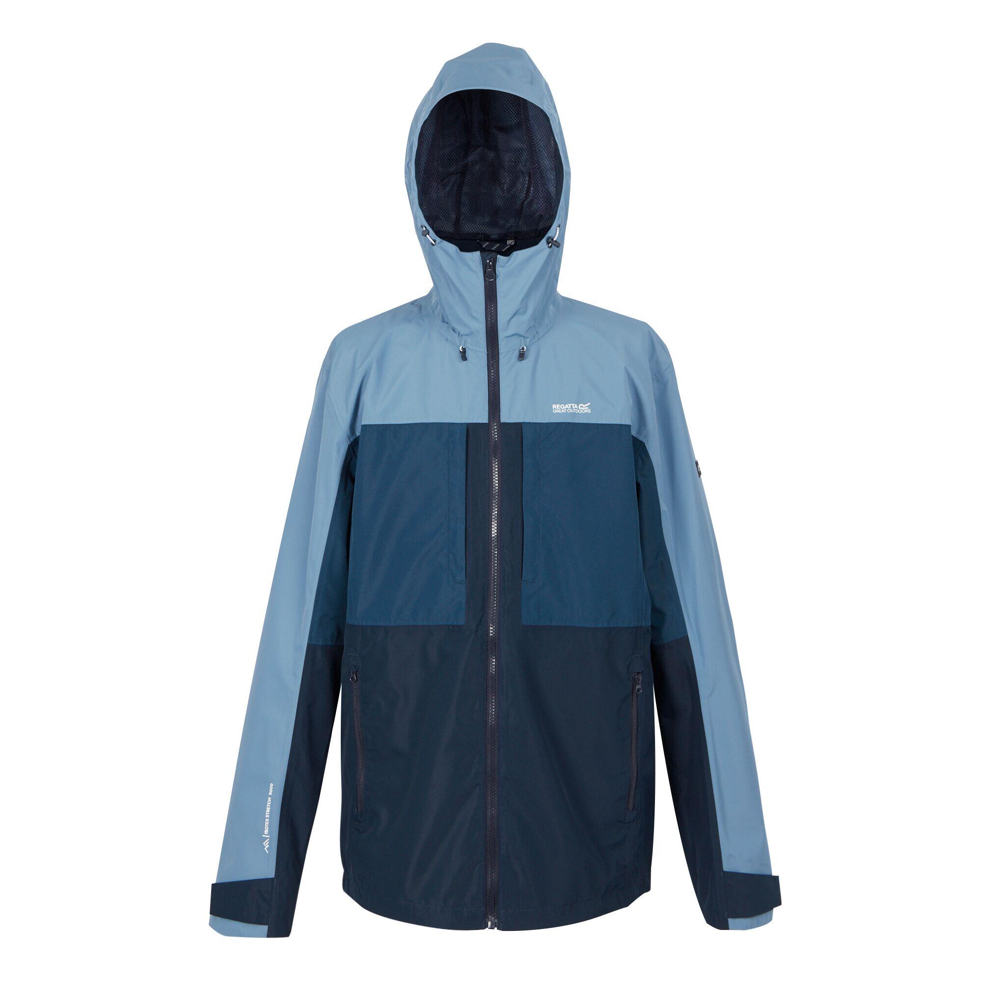 Mens Maland Waterproof Jacket Blue/Moonlight Denim) REGATTA