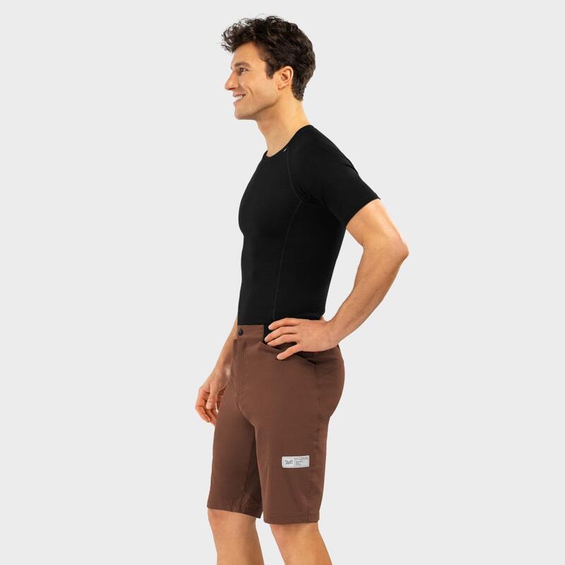 Heren Wielrennen gravel shorts Valley SIROKO Bruin