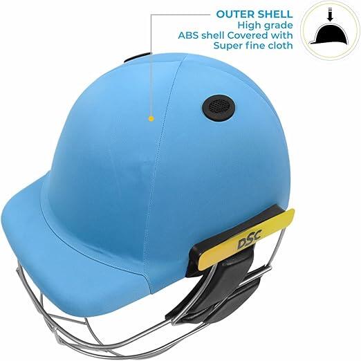 DSC Avenger PRO Premium Cricket-Helm | Schwarz | Für Männer & Jungen 6/7