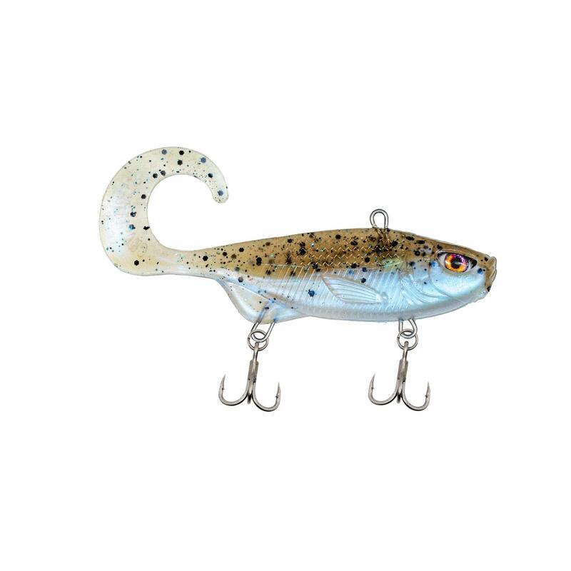 Leurre Souple -  Curly Vibe - 8.5cm / 13g - 10 Pearl Minnow