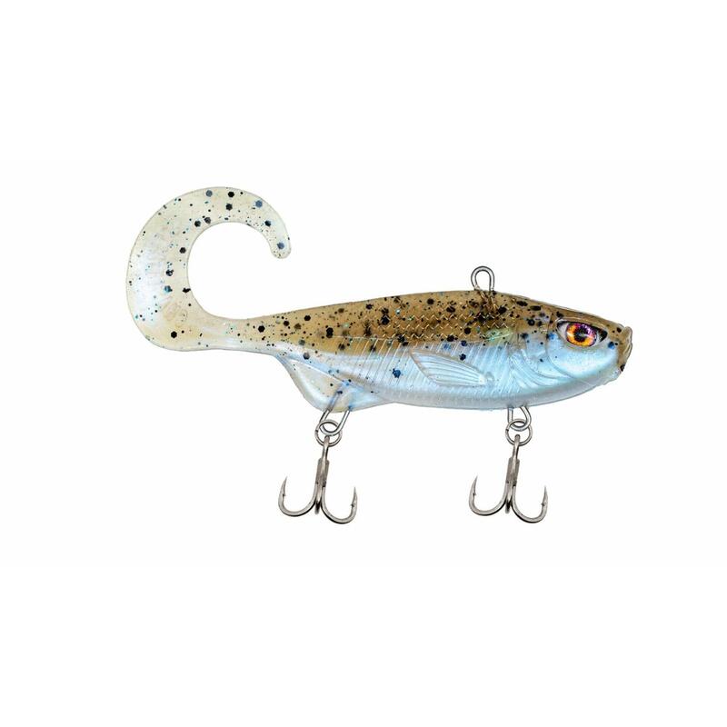 Leurre Souple -  Curly Vibe HEAVY - 8.5cm / 23g - 10 Pearl Minnow