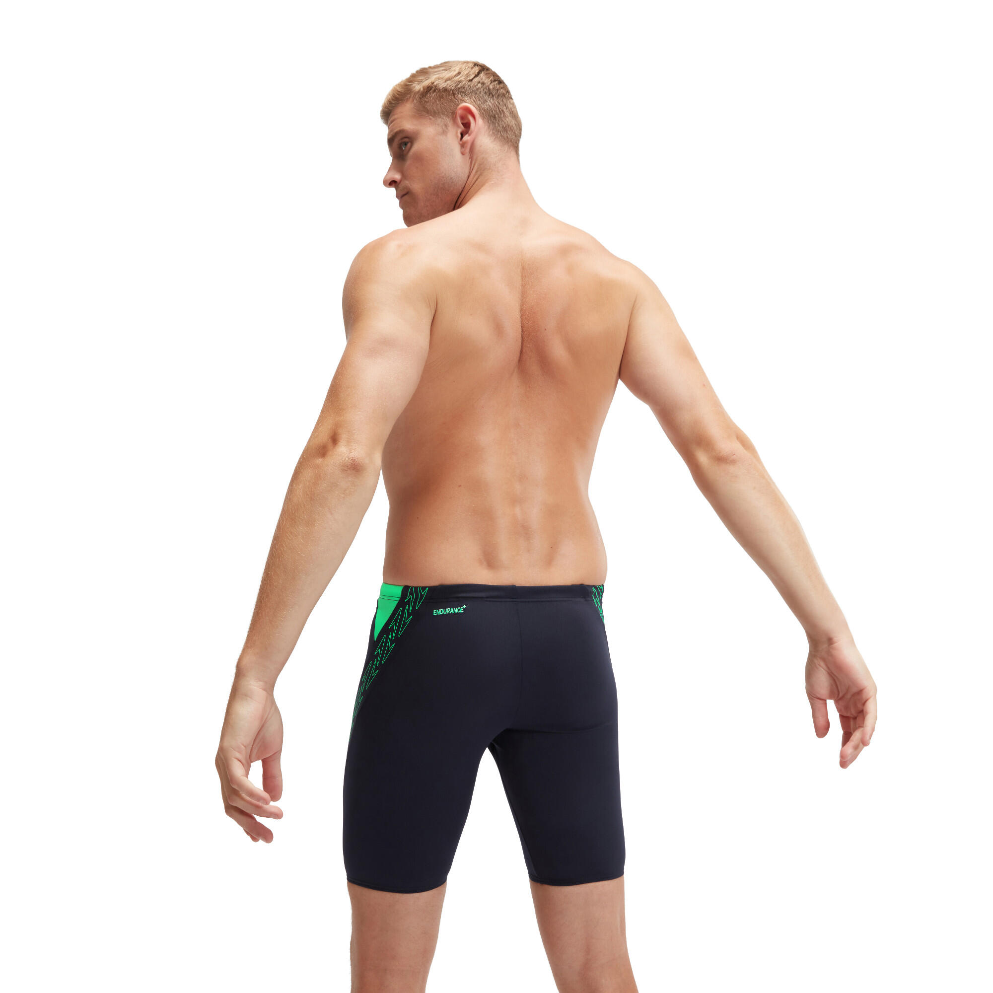 Speedo HyperBoom Splice Jammer - Blu navy / Verde - Taglia 40 5/7