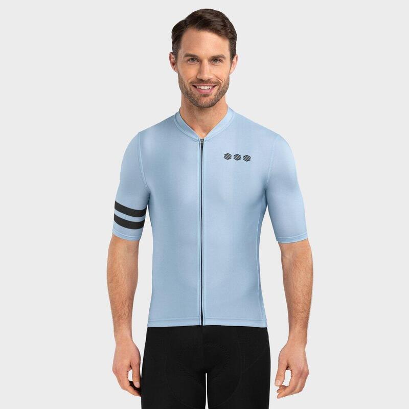 Maillot de manga corta hombre ciclismo M2 Faro SIROKO Azul Claro