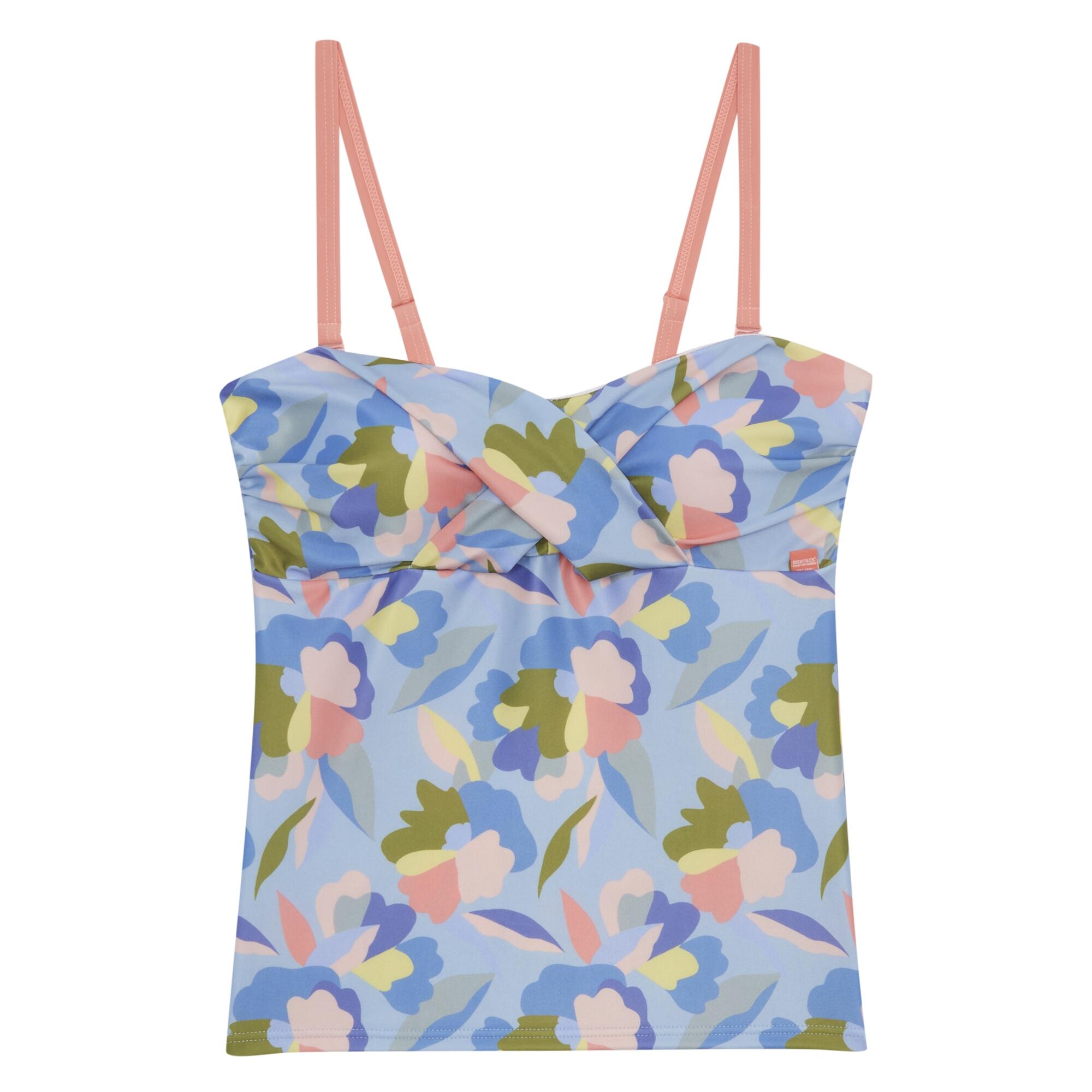 REGATTA Womens/Ladies Aceana III Floral Tankini Top (Multicoloured)