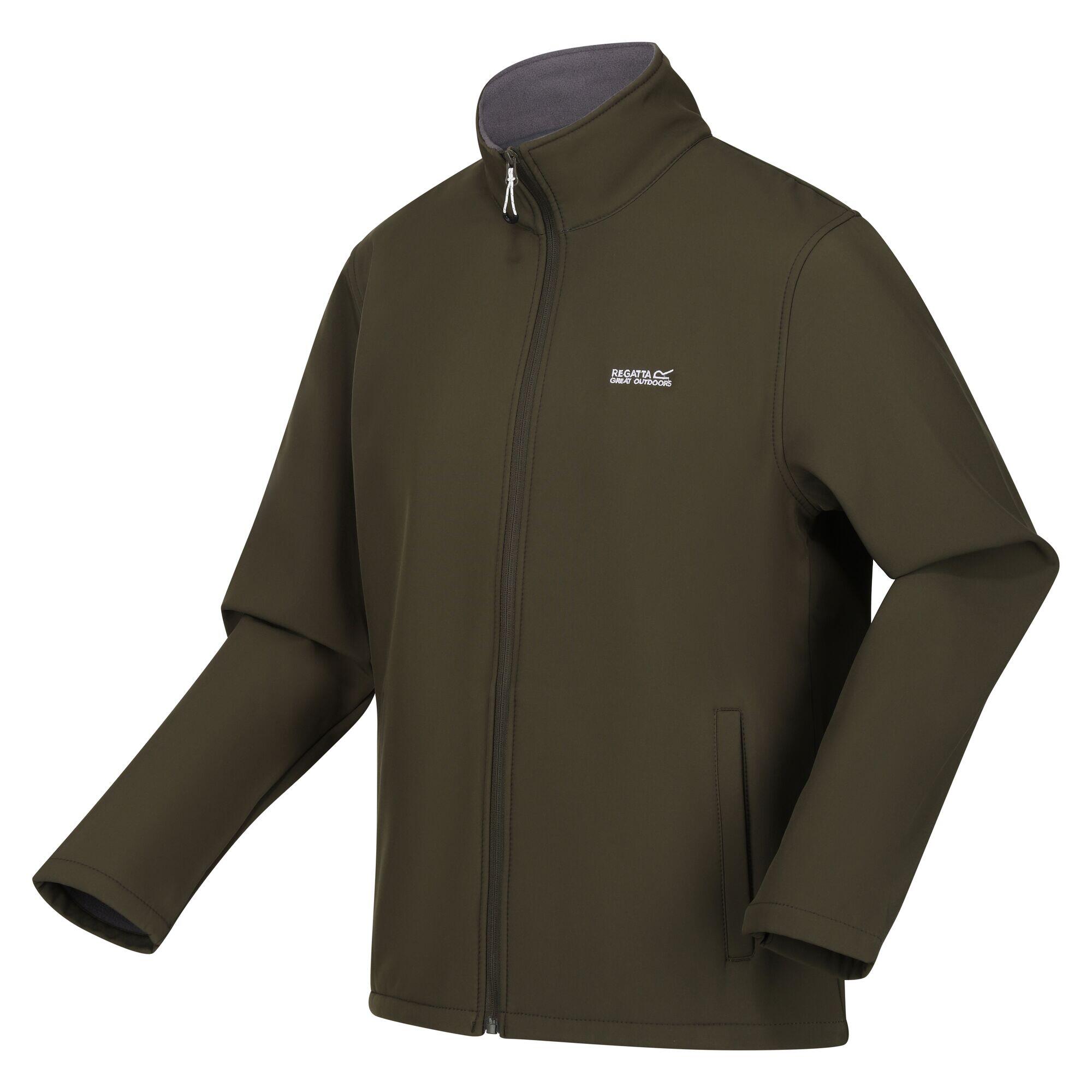 Veste Softshell CERA Homme (Kaki Foncé) 3/4
