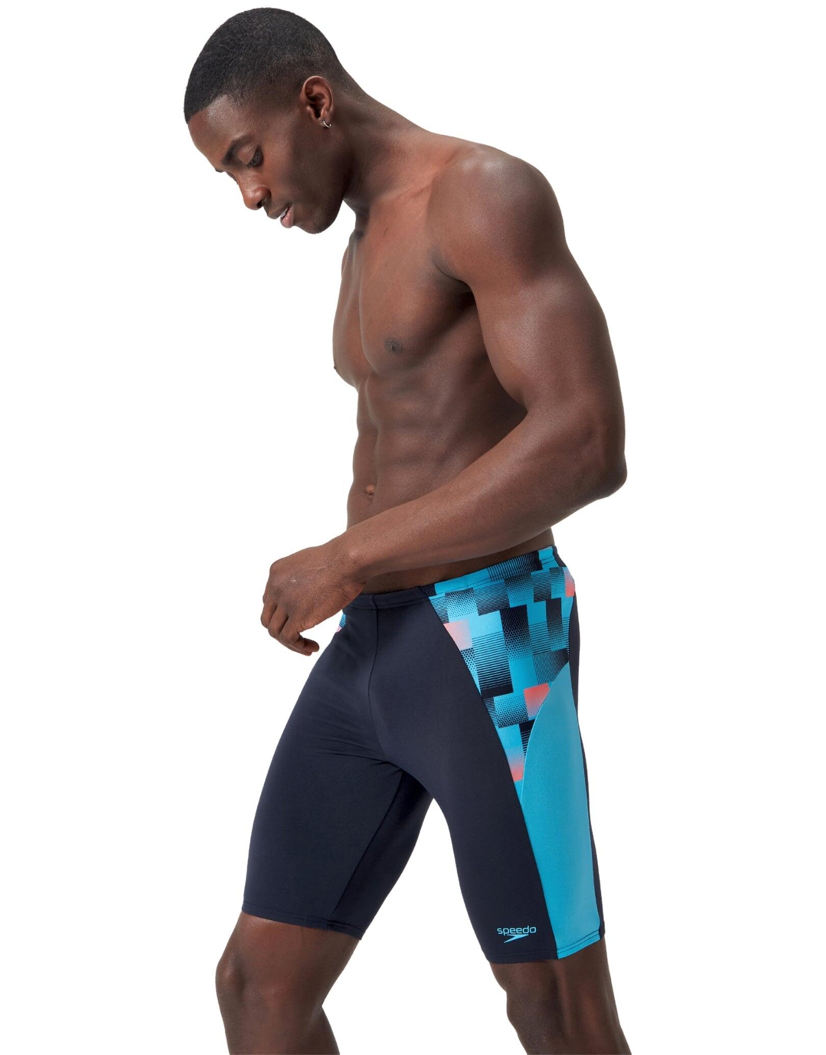 Speedo Endurance+ Max Splice Swim Jammer - Navy/Blue 3/5