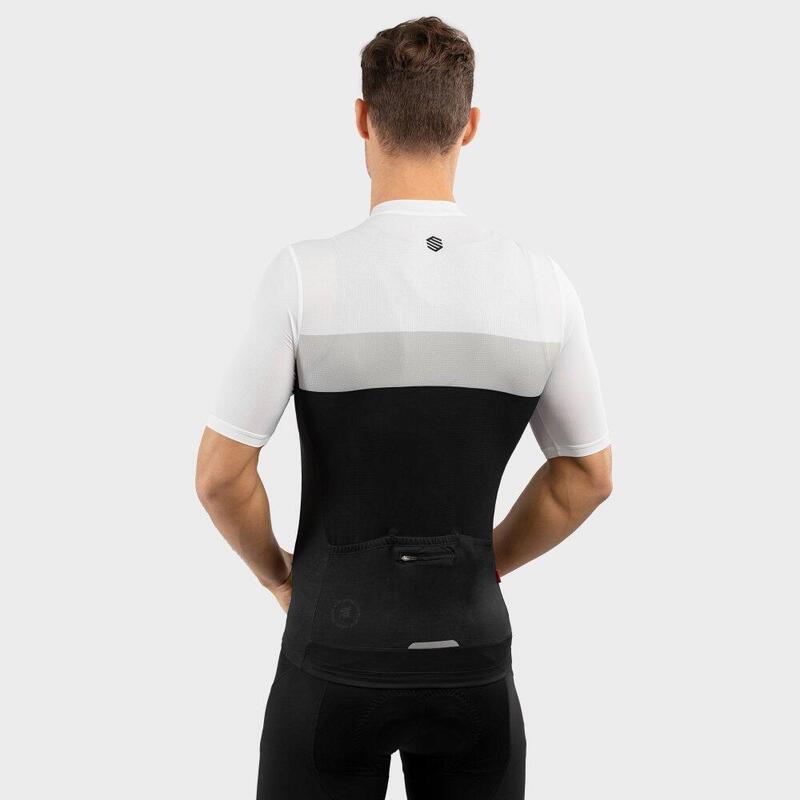 Maillot de manga corta hombre ultraligero ciclismo M3 Podium SIROKO Negro