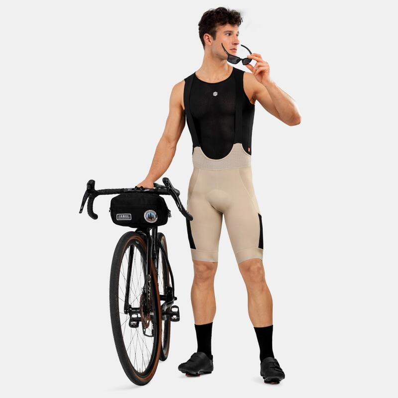 Heren Wielrennen gravel fietsbroek Rocket SIROKO Beige