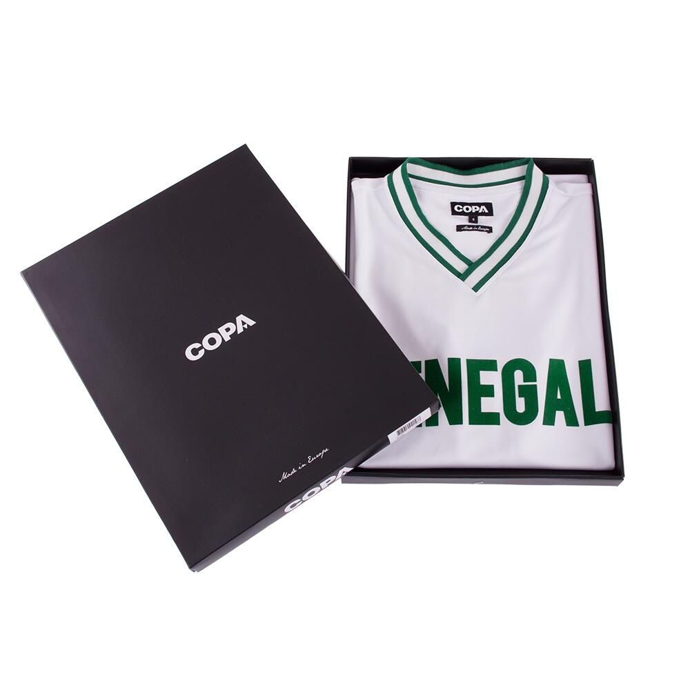 Herren - Retro Fußballtrikot - Senegal 2000 - Weiß 6/7