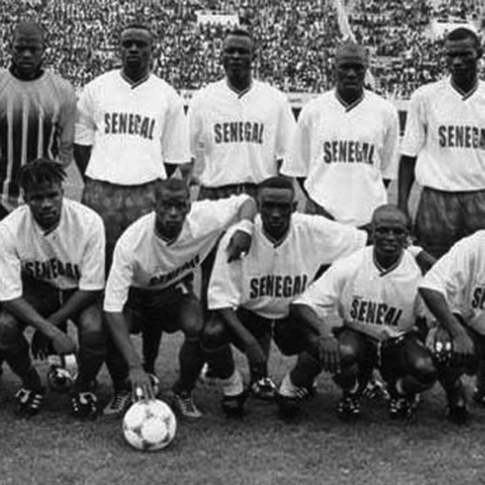Herren - Retro Fußballtrikot - Senegal 2000 - Weiß 2/7