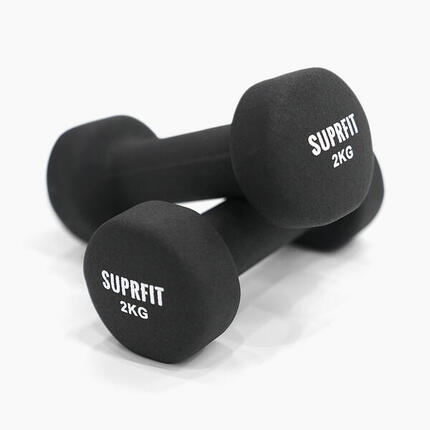 Suprfit haltères de gymnastique en vinyle (couple)