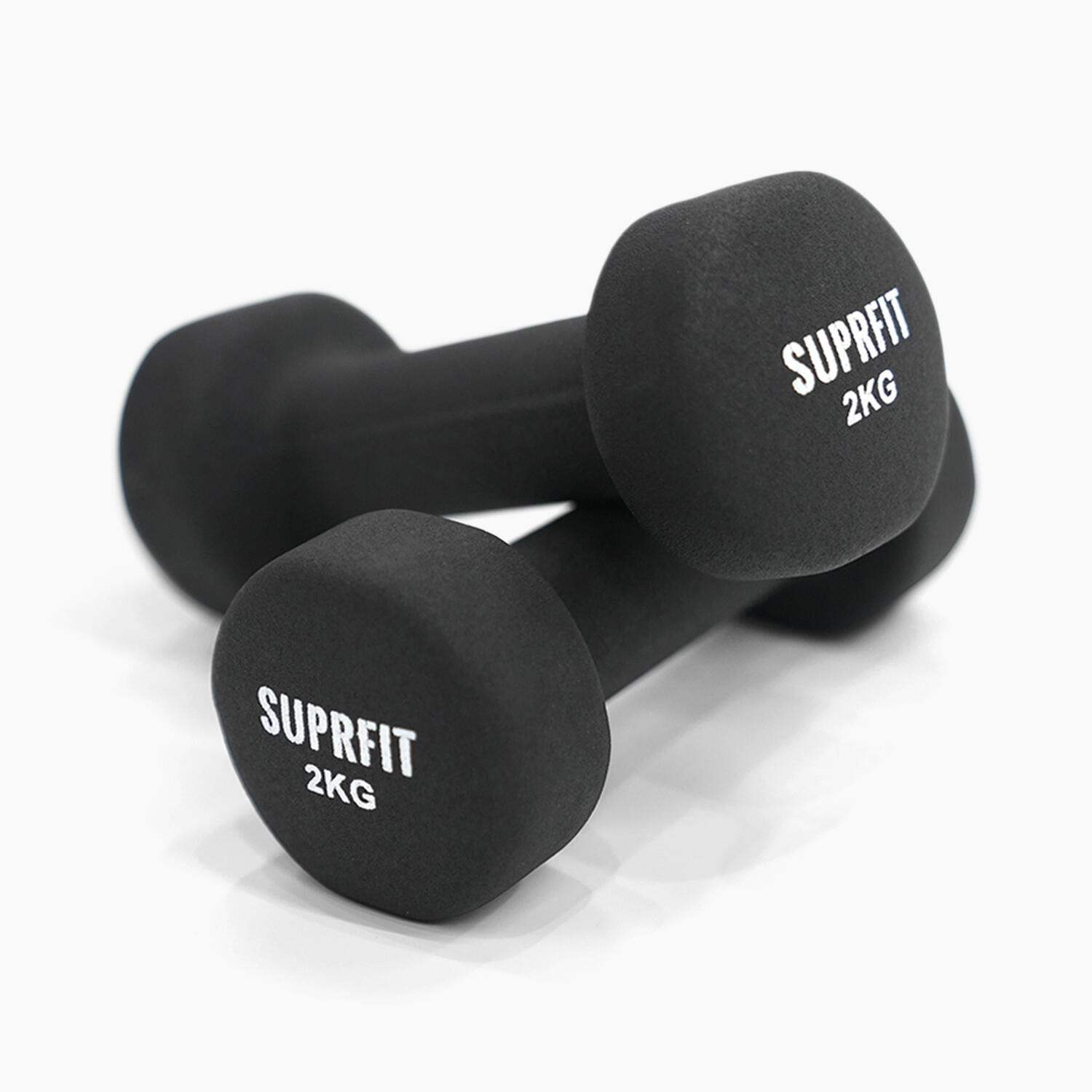 Suprfit - Suprfit Haltères De Gymnastique En Vinyle (couple) - Haltère - Noir - 2 X 3 Kg - Decathlon