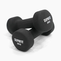 Suprfit haltères de gymnastique en vinyle (couple)