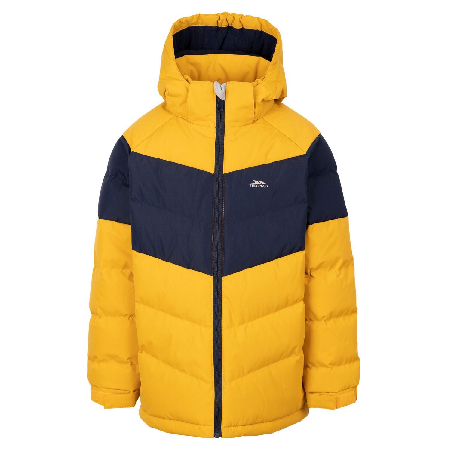 Trespass - Veste Matelassée Aldery Enfant (jaune Foncé) - Doudoune Synthétique - Jaune -  3 À 4 Ans - Decathlon