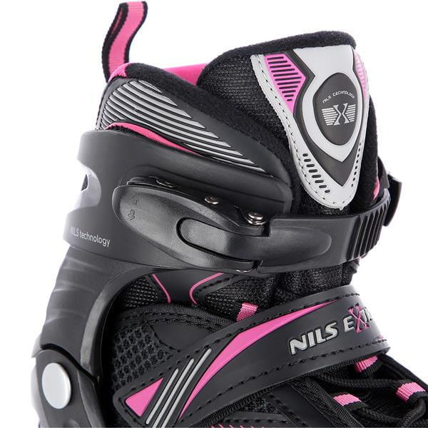 Patines En Línea Patinaje En Línea mujer Nils Extreme Na9080, negro