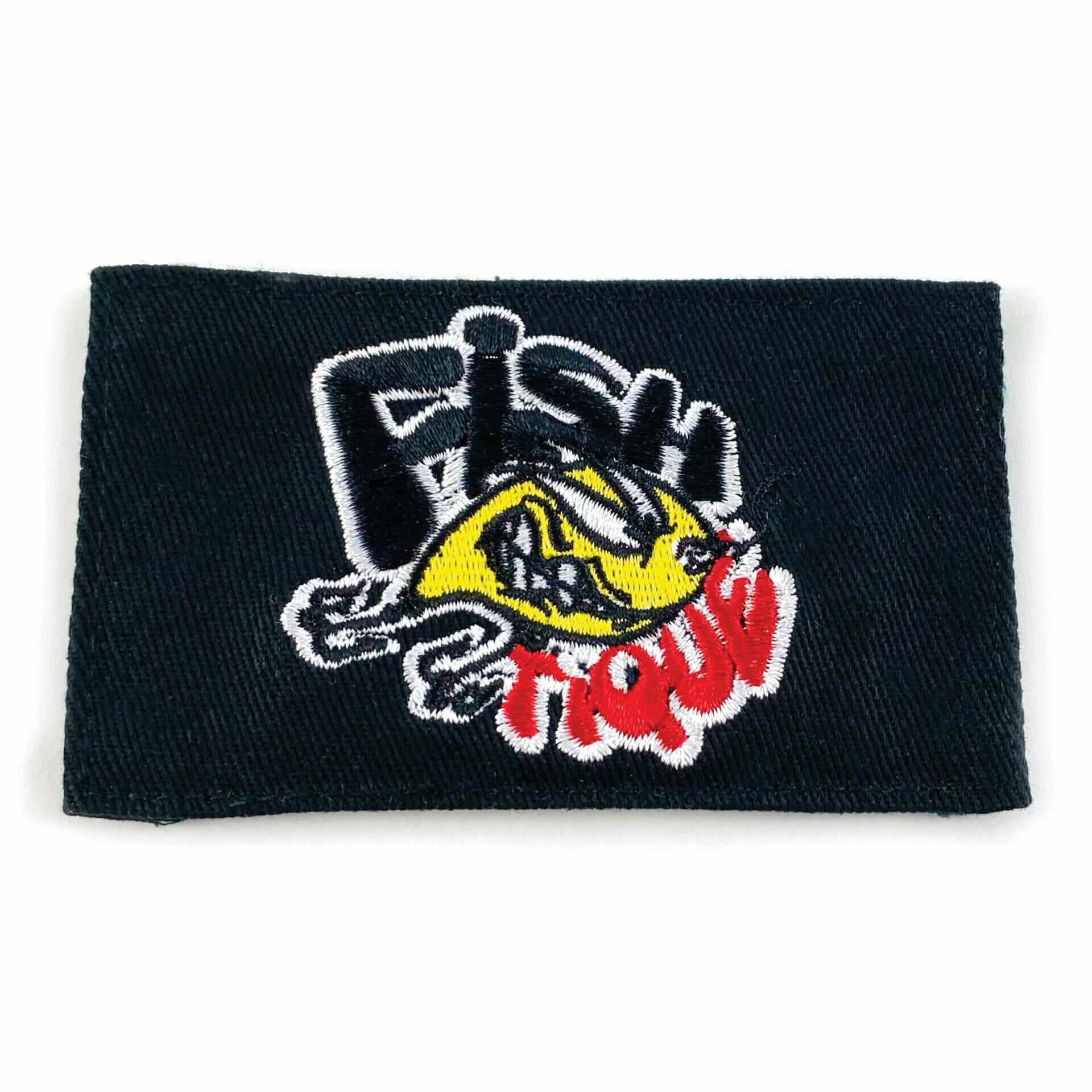 FISHXPLORER Black embroidered scratch -Fishtique
