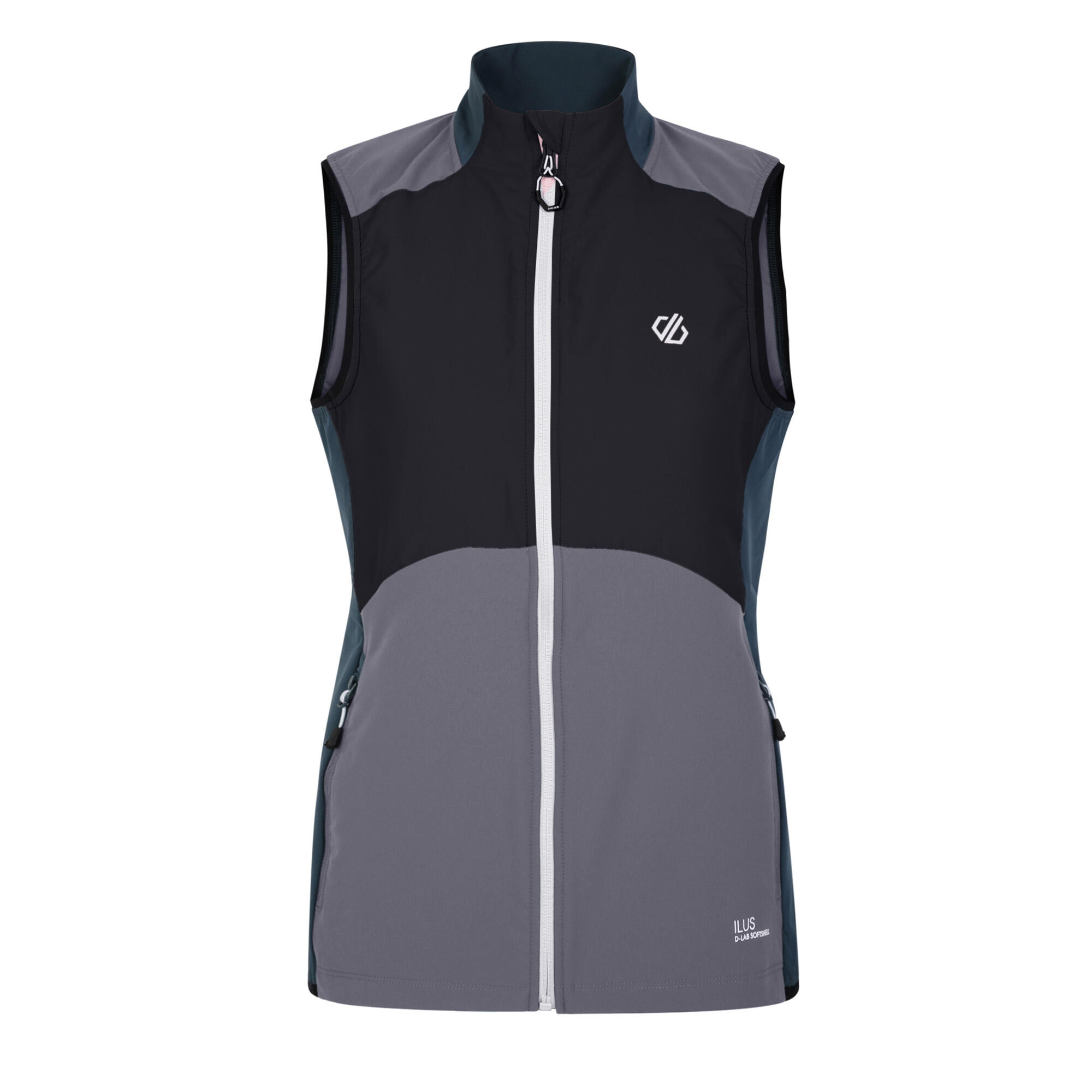 REGATTA Womens/Ladies Avidly Softshell Gilet (Dark Storm/Orion Grey/Black)