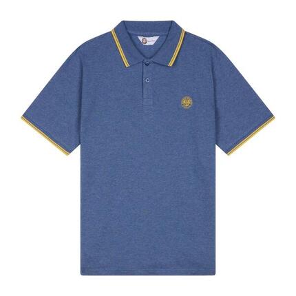 Polo Heritage homme Roland-Garros - Marine et jaune