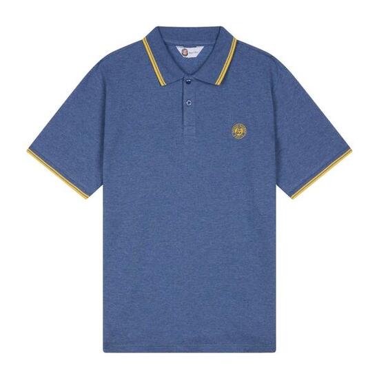 Polo Heritage homme Roland-Garros - Marine et jaune