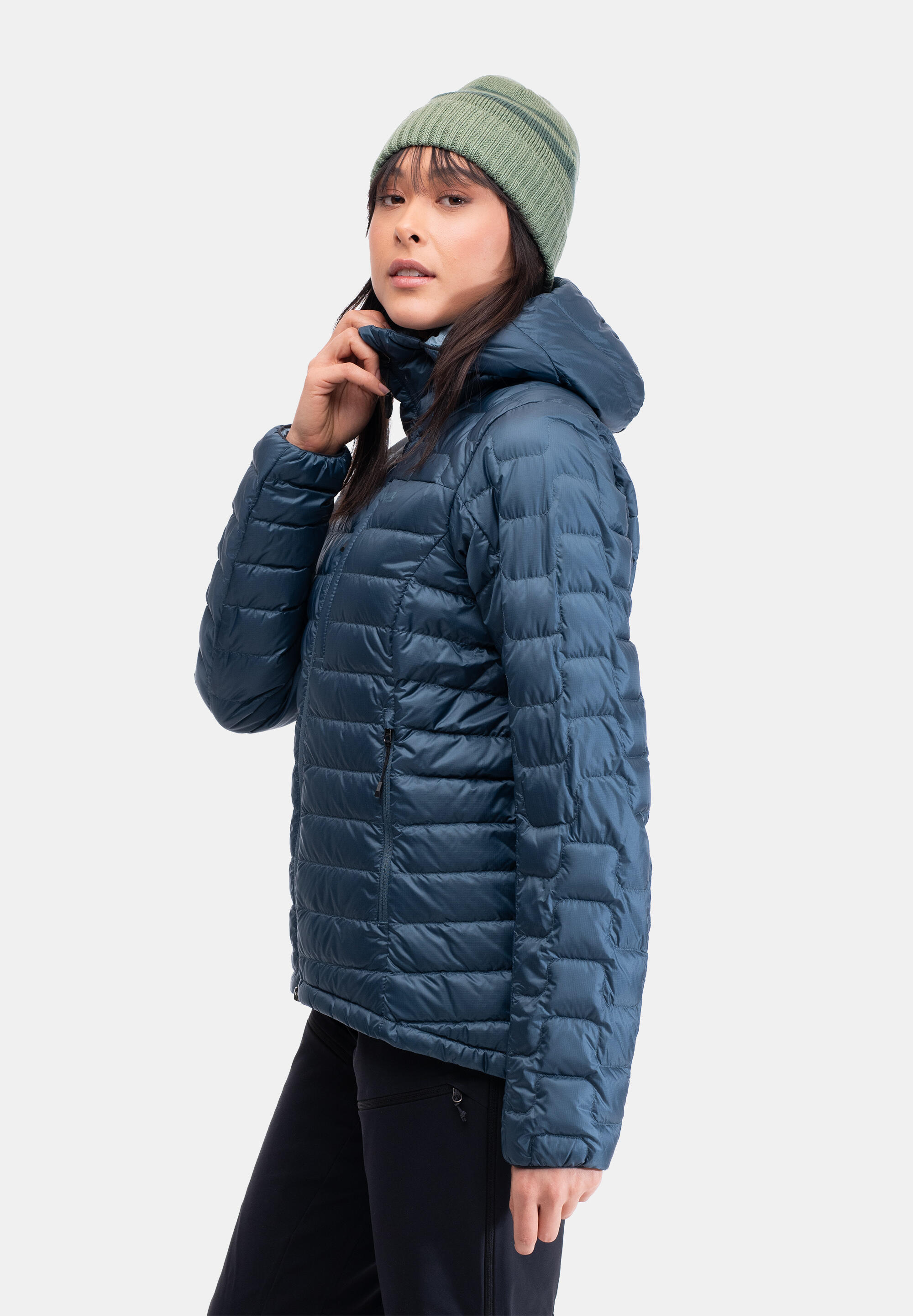 Damen Funktionsjacke WMAGMA LIGHT DOWN JACKETW/HOOD 3/5