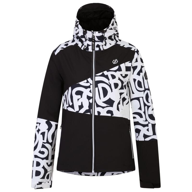 Giacca Da Sci Graffiti Donna Dare 2B Ice Nero Bianco