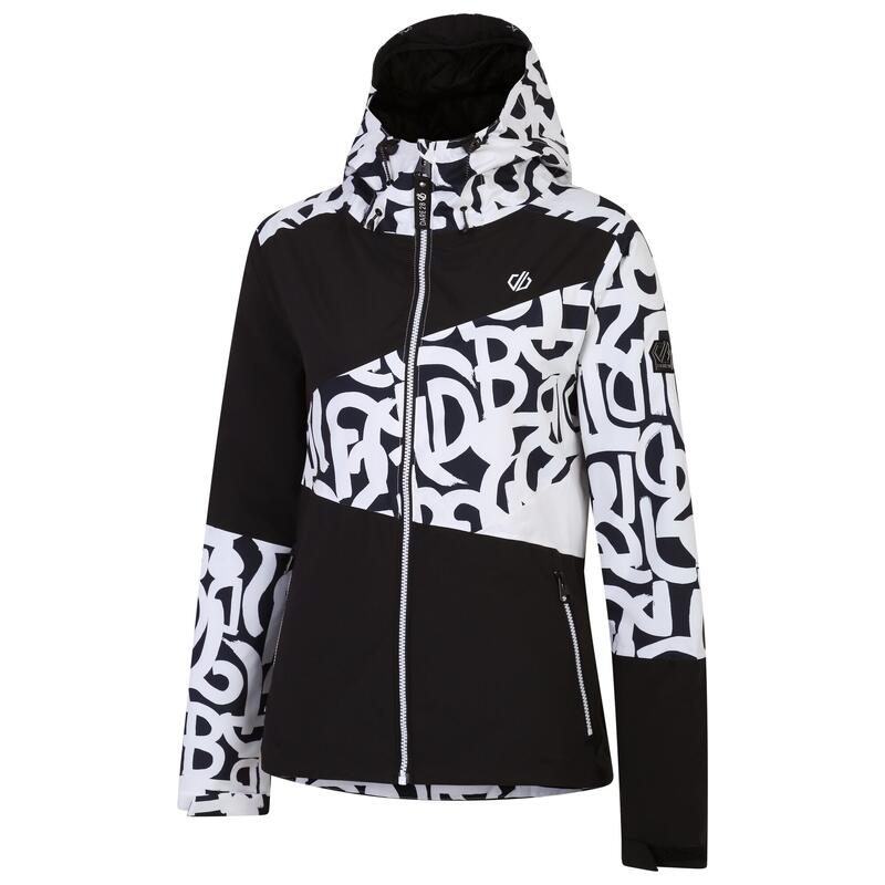 Giacca Da Sci Graffiti Donna Dare 2B Ice Nero Bianco