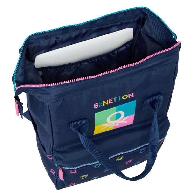 Zaino per Portatile Benetton Cool Blu Marino