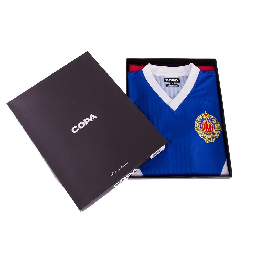 Retro Voetbalshirt - Heren - Joegoslavië - Blauw 6/7