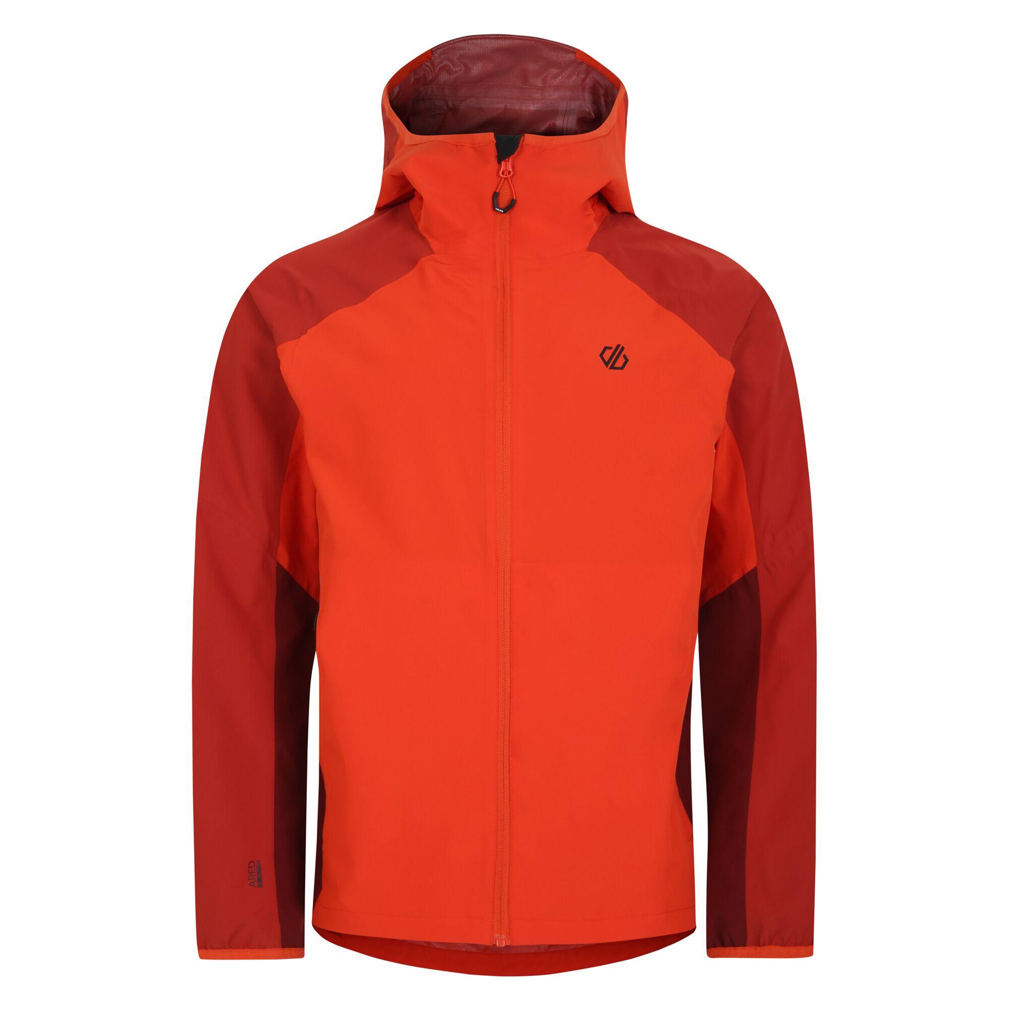 DARE 2B Mens Mountain Series Lite Colour Block Jacket (Cinnamon/Tuscan Red)