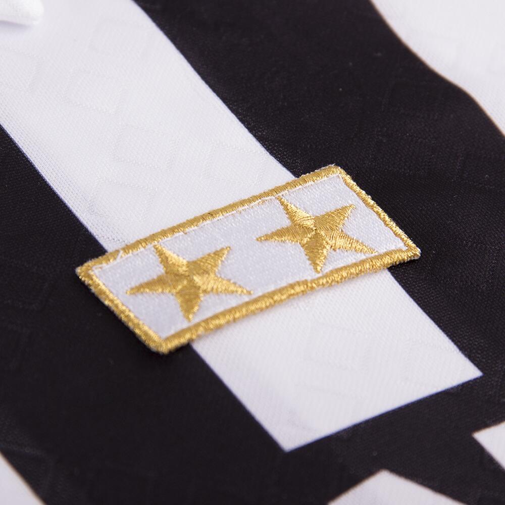 Retro Voetbalshirt - Heren - Juventus FC 1992 - 93 UEFA Cup - Zwart - Wit 4/7