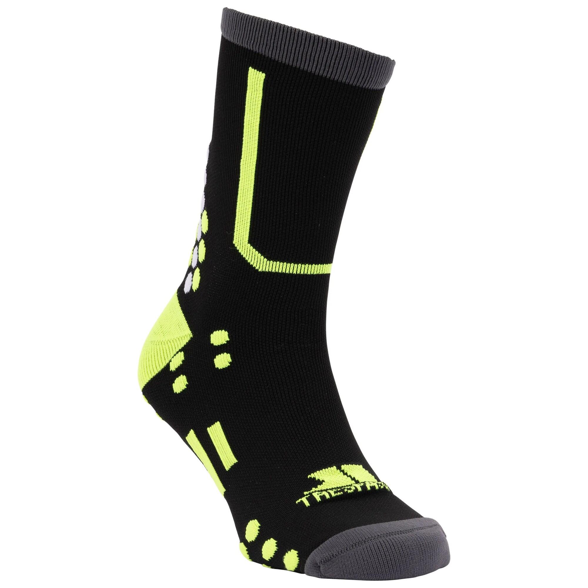 TRESPASS Unisex Adult Dash Cycling Compression Socks (Black)