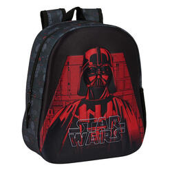 Mochila Infantil 3D Star Wars Negro