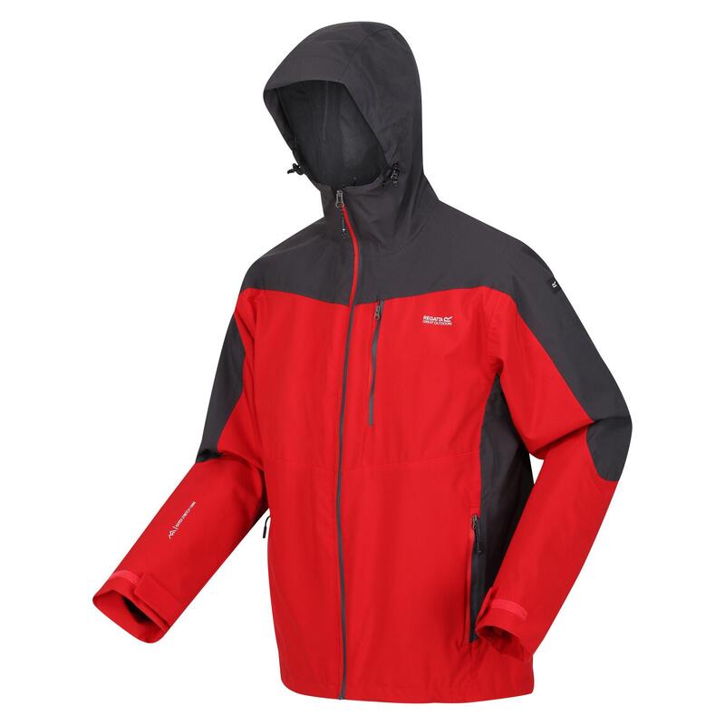 Veste imperméable WENTWOOD Homme (Rouge danger / Cendre)