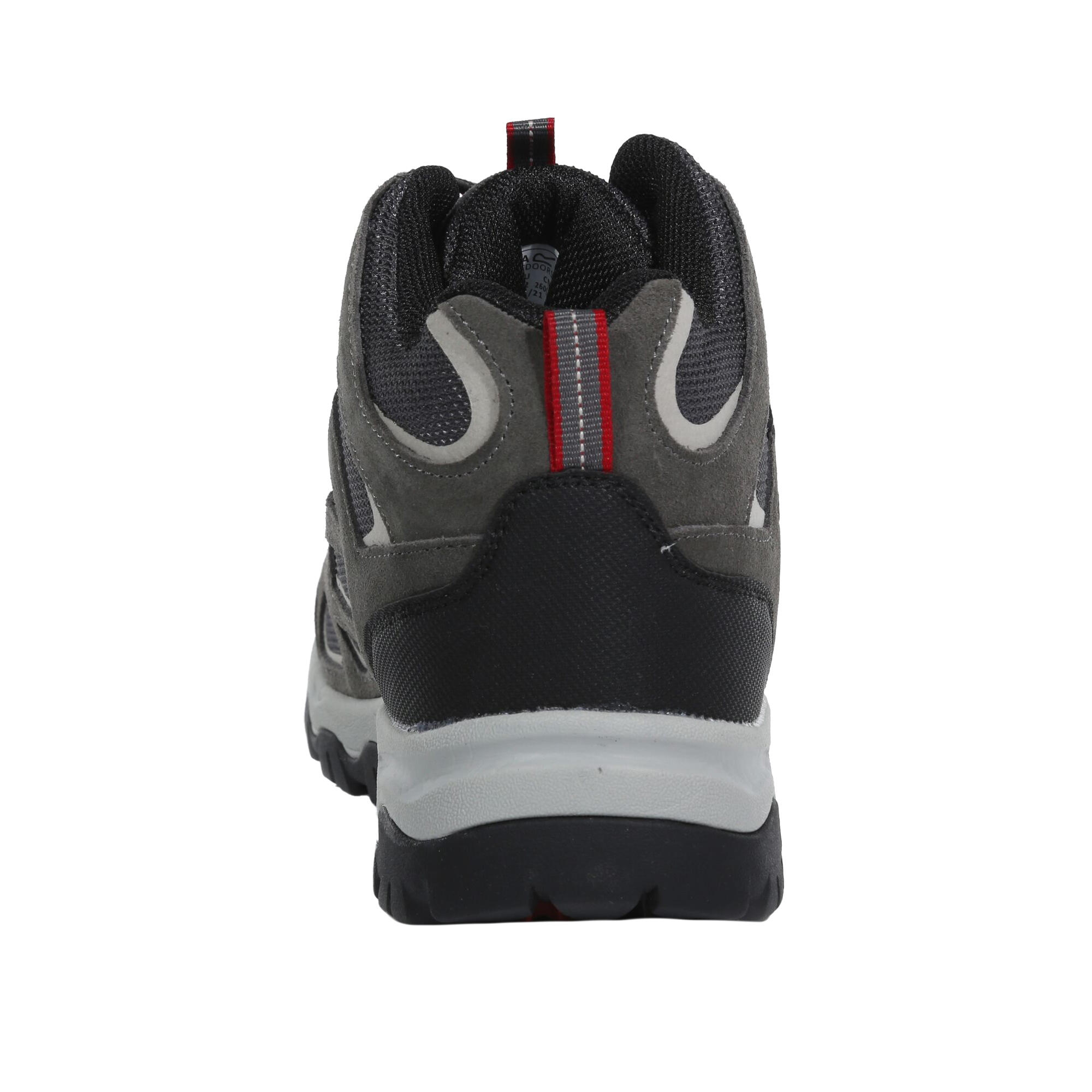 Bottines De Marche TEBAY Homme (Gris Foncé/Rouge Foncé) 2/5