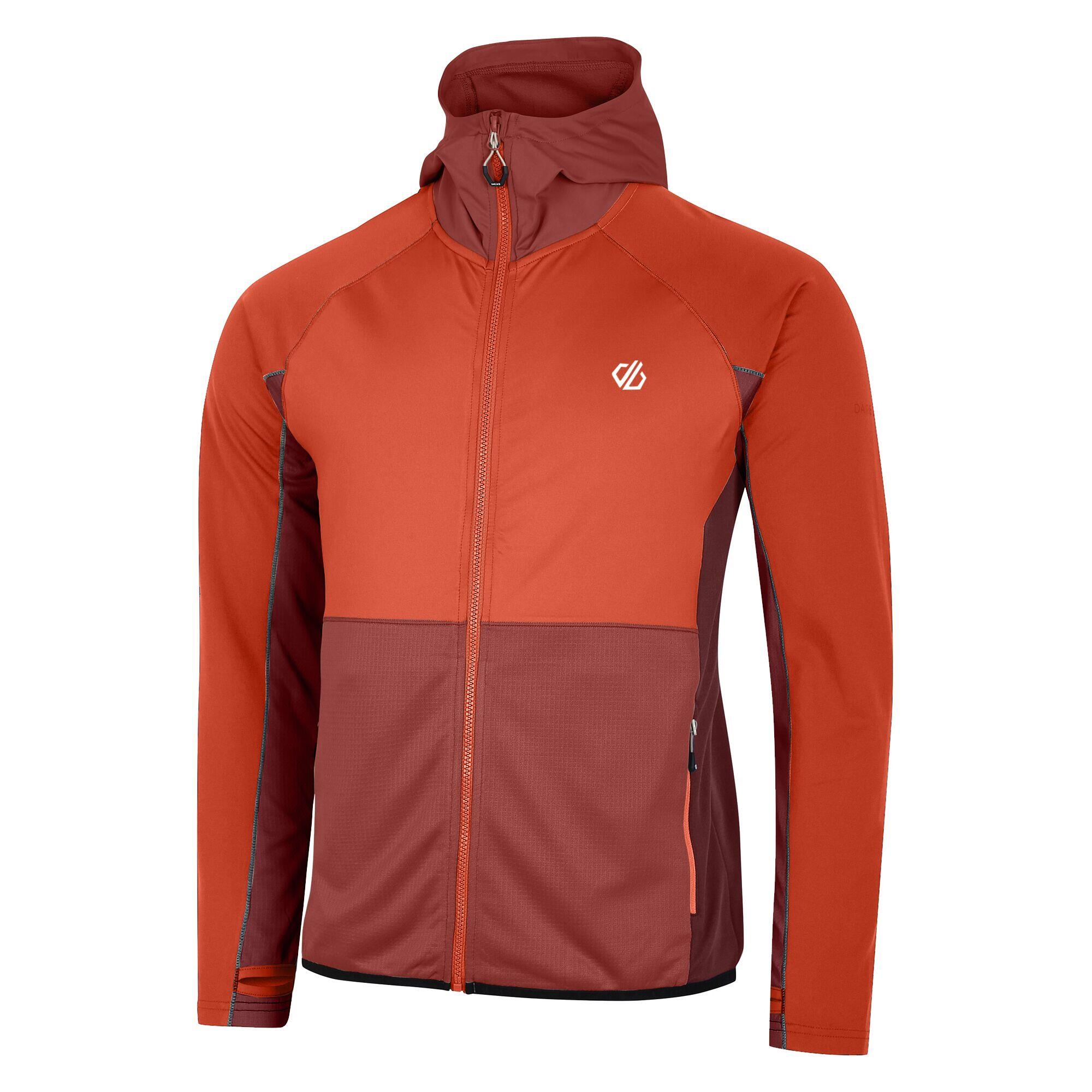 "Assimlilate II" Midlayer für Herren Zimt/Syrah Rot 3/5
