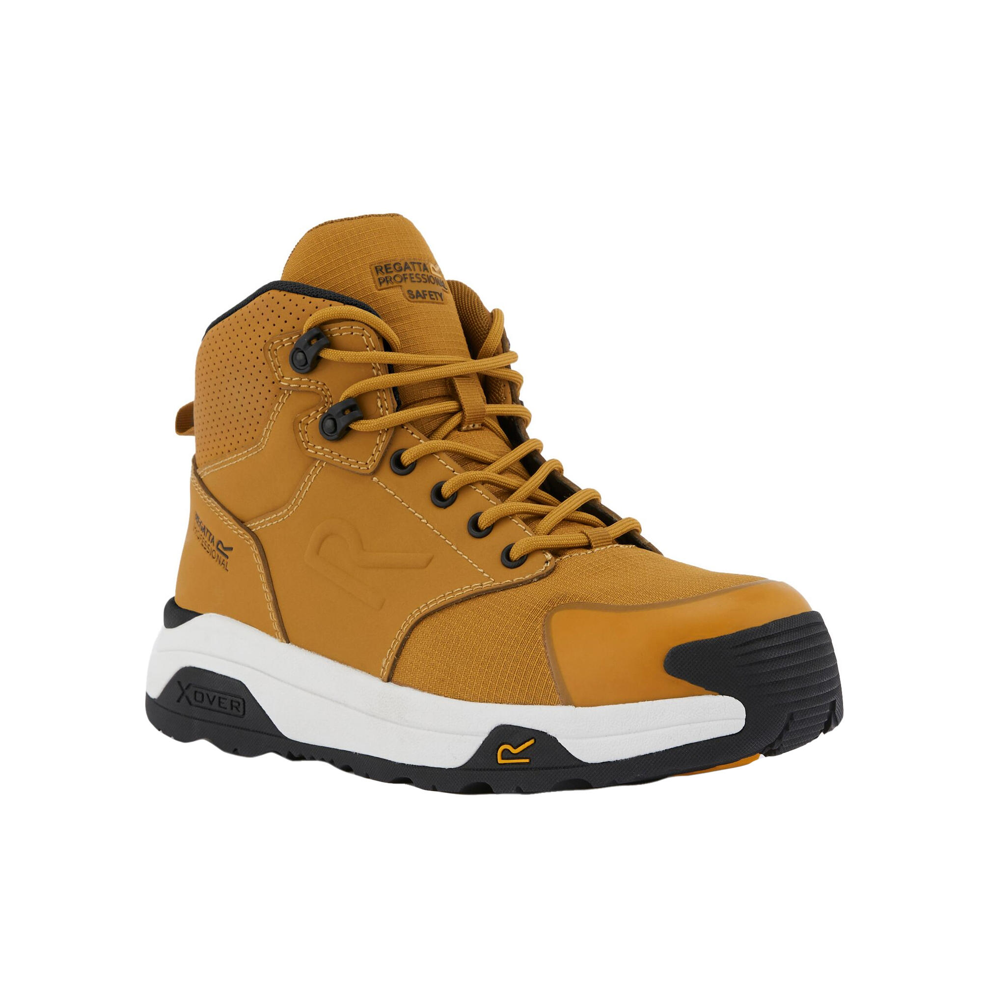 REGATTA Mens Nubuck Safety Boots (Honey/White)
