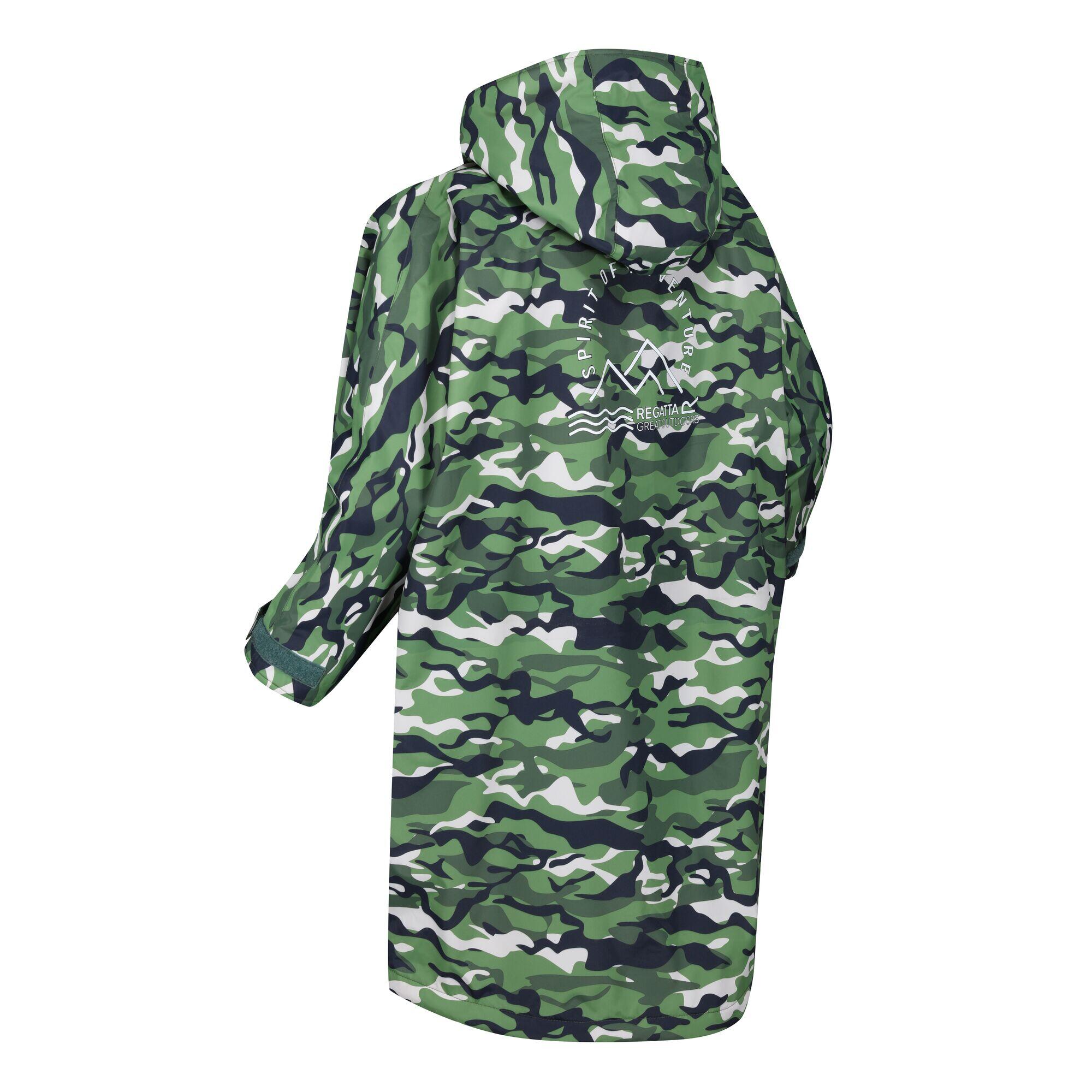 Vestaglia Che Cambia Mimetica Bambini Regatta Verde Cactus Pink Potion 4/5