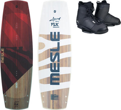 Wakeboard Set FLX 132 cm mit Maxx Bindung Seilbahn Flexboard Kinder