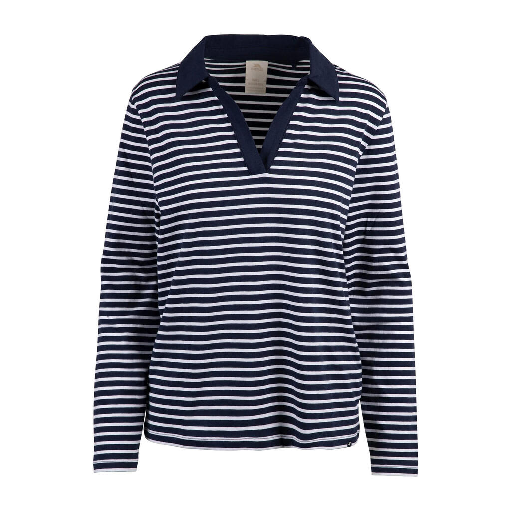Womens/Ladies Brancine Top (Navy)