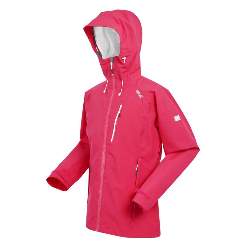 Coupevent BIRCHDALE Femme (Rose Fluo / Blanc)