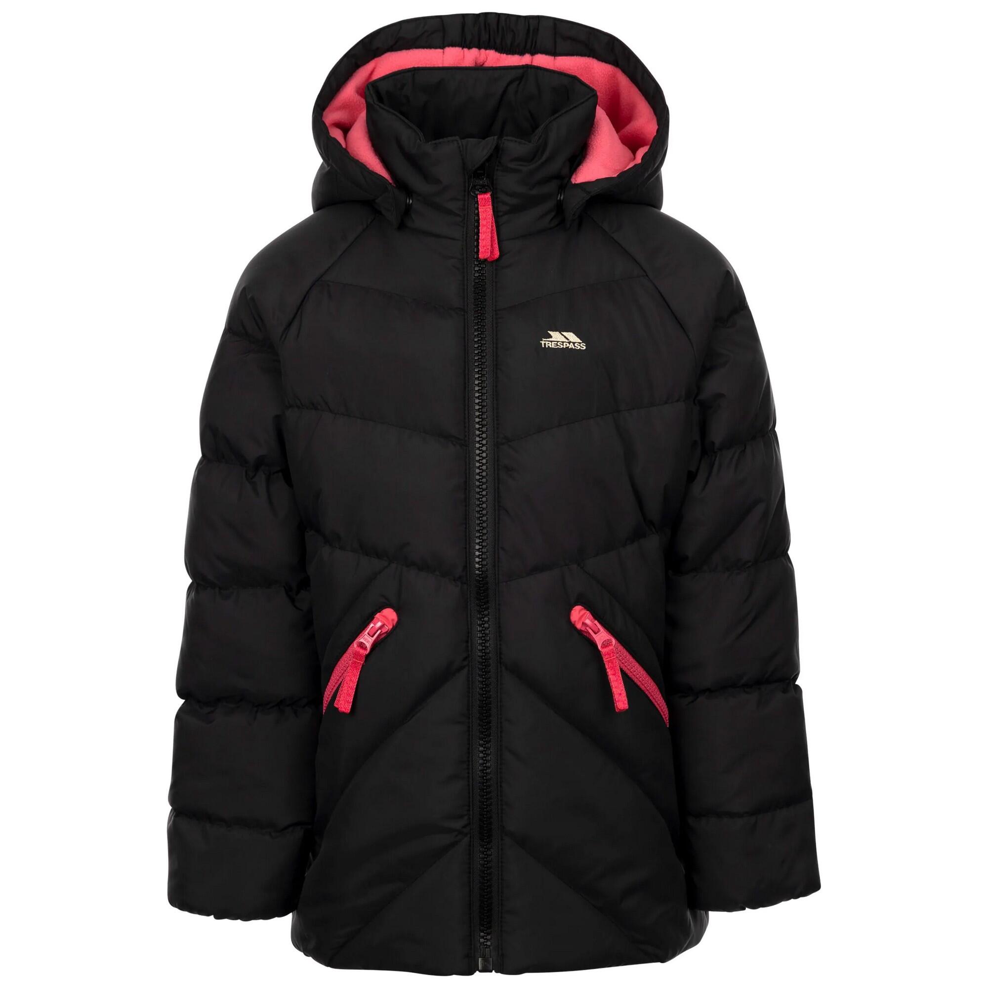 ANNAH Children's quilted jacket (Black)