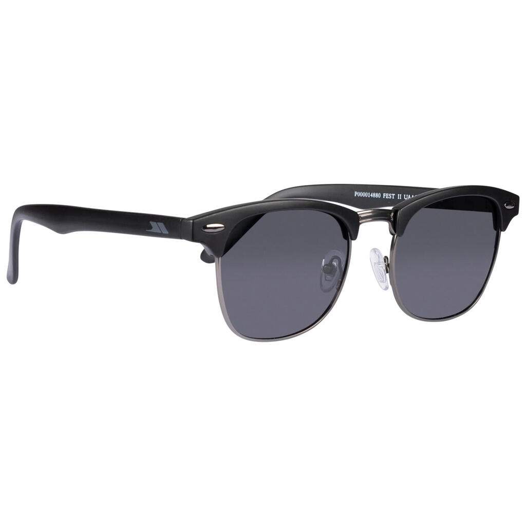 Unisex Adult Fest II Sunglasses (Matt Black/Gunmetal Grey)