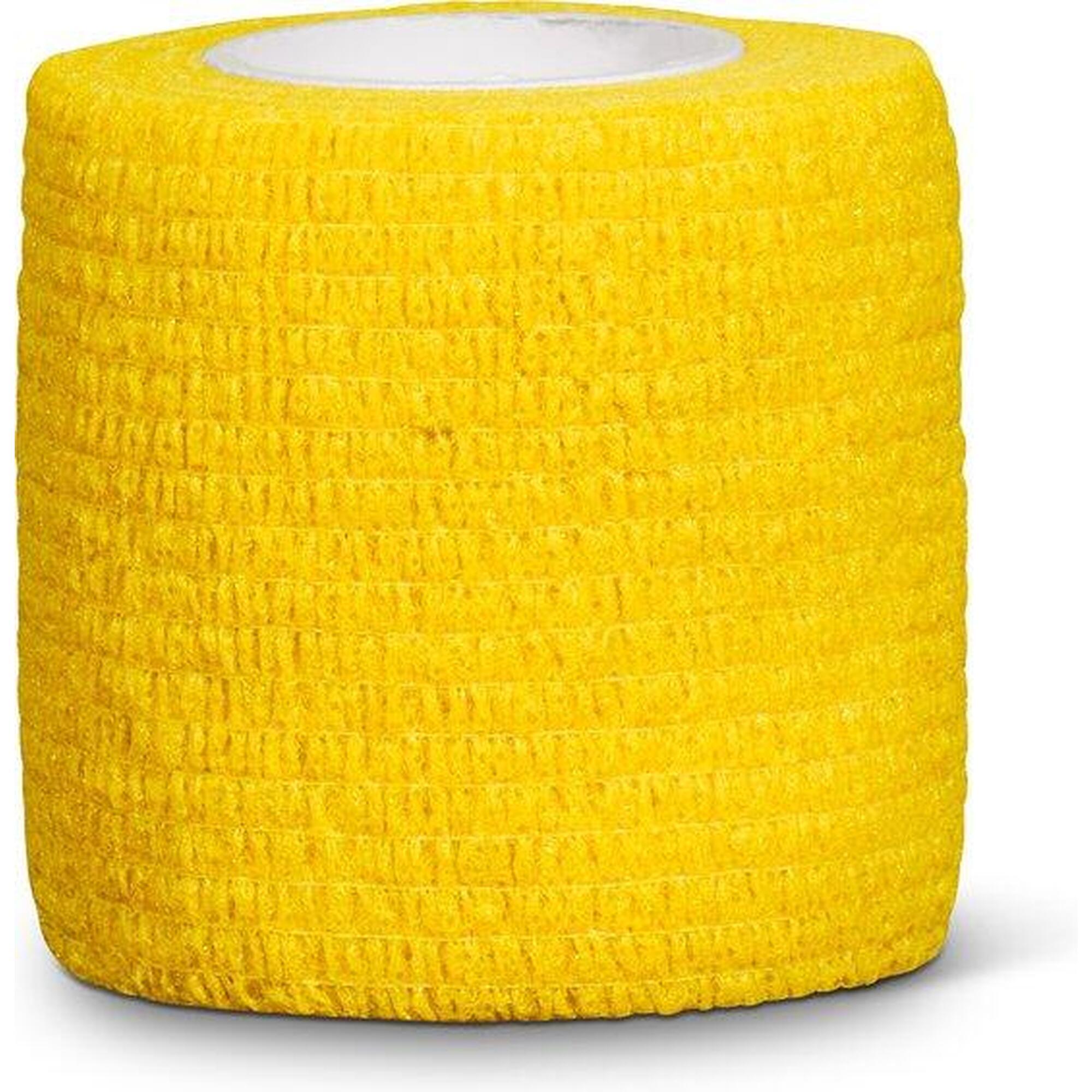 Sous-bandage sportif 6 rouleaux jaune