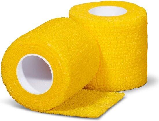 Gladiator Sports Ondertape (6 rollen) - Geel 5/6
