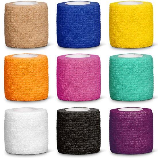 Sous-bandage sportif 6 rouleaux orange