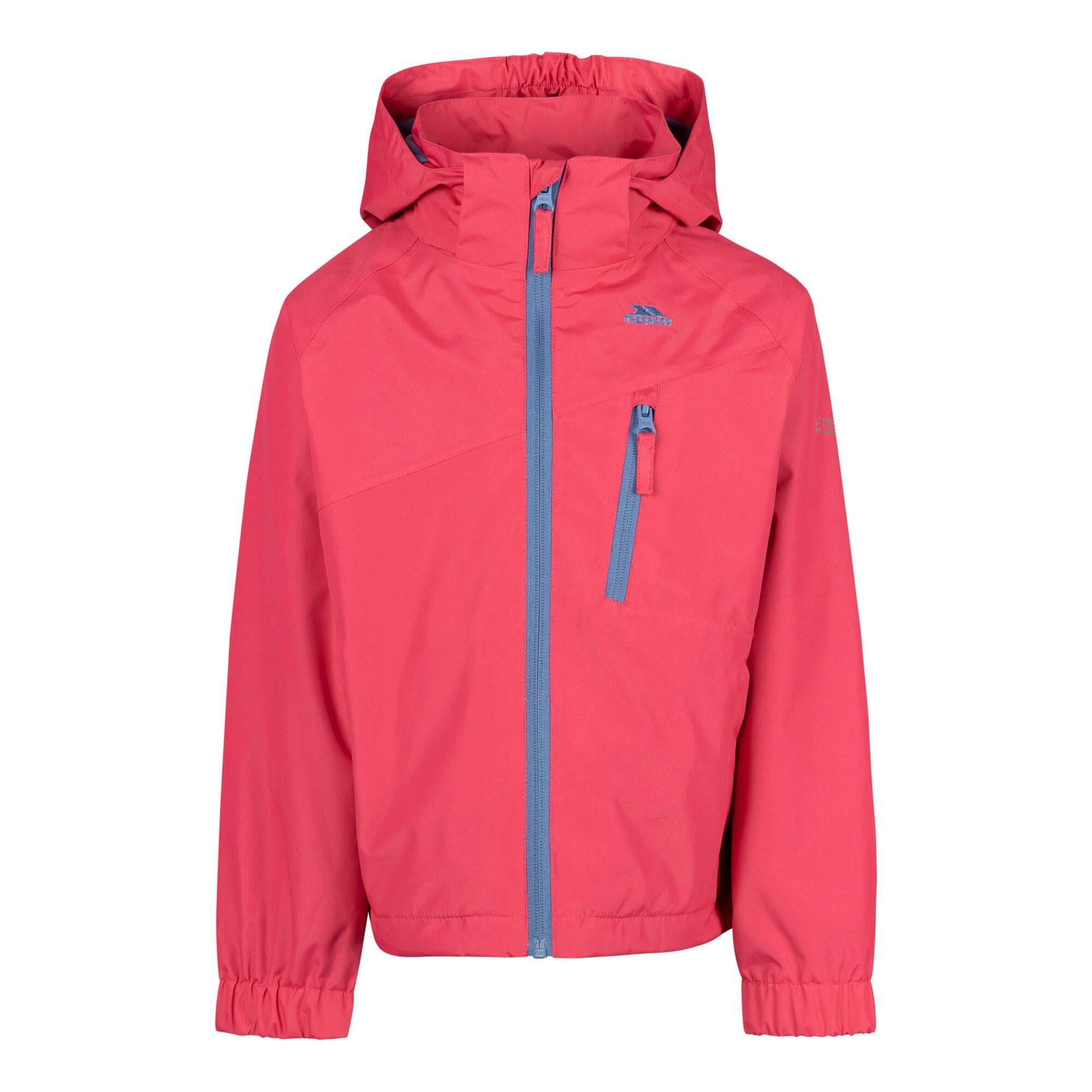 Girls' FLEXIE waterproof jacket (Strawberry)