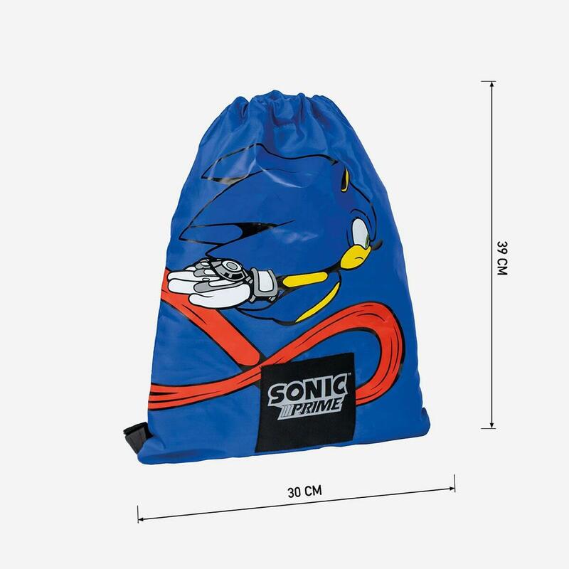 Mochila Escolar Sonic Blue