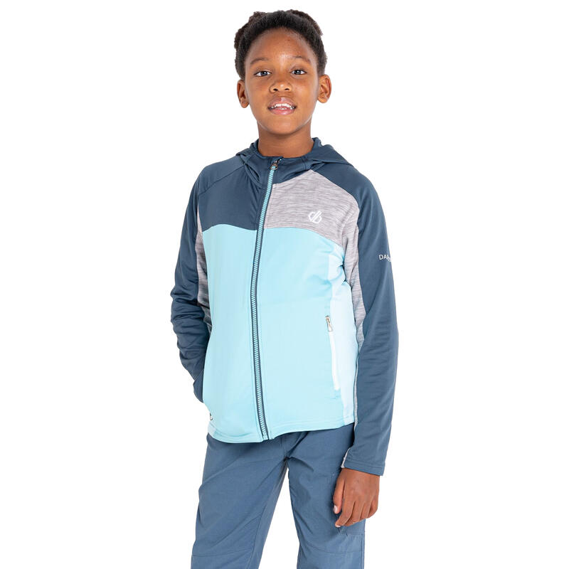 Childrens/Kids Thriving Core Stretch Hooded Midlayer (Orion grijs/blauw