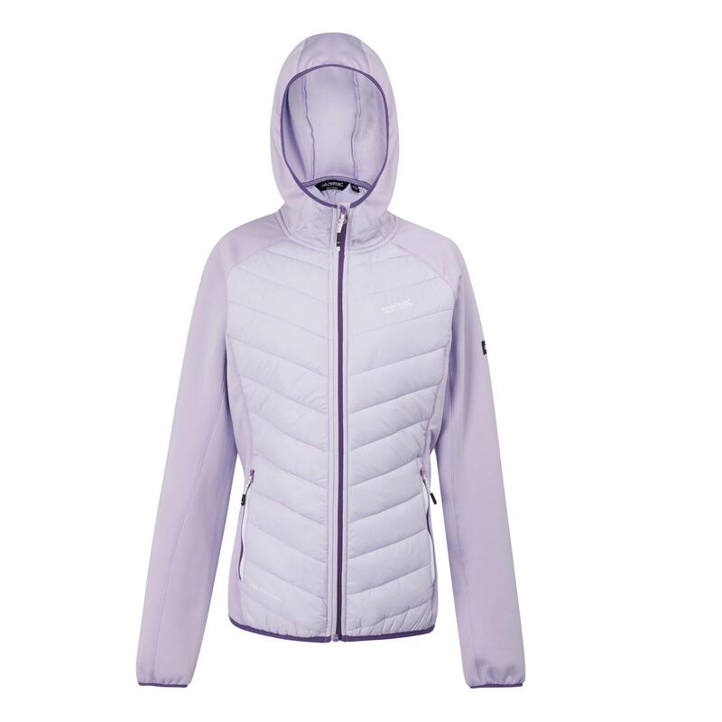 Chaqueta Híbrida Andreson VIII para Mujer Lila Escarcha, Atardecer Morado