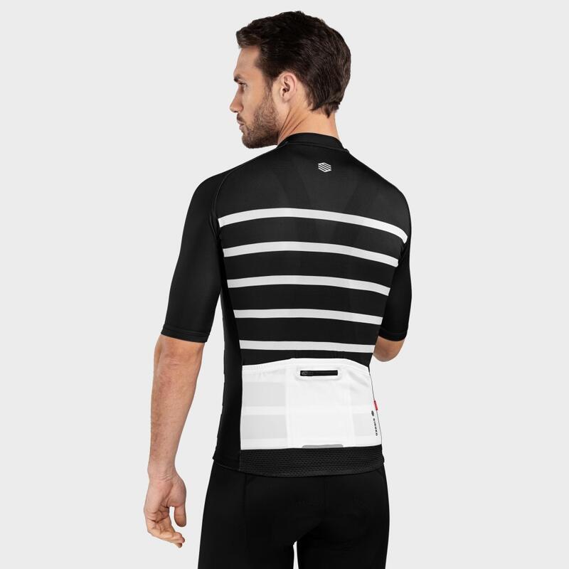 Maillot vélo manches courtes homme Cyclisme M2 Moors Noir